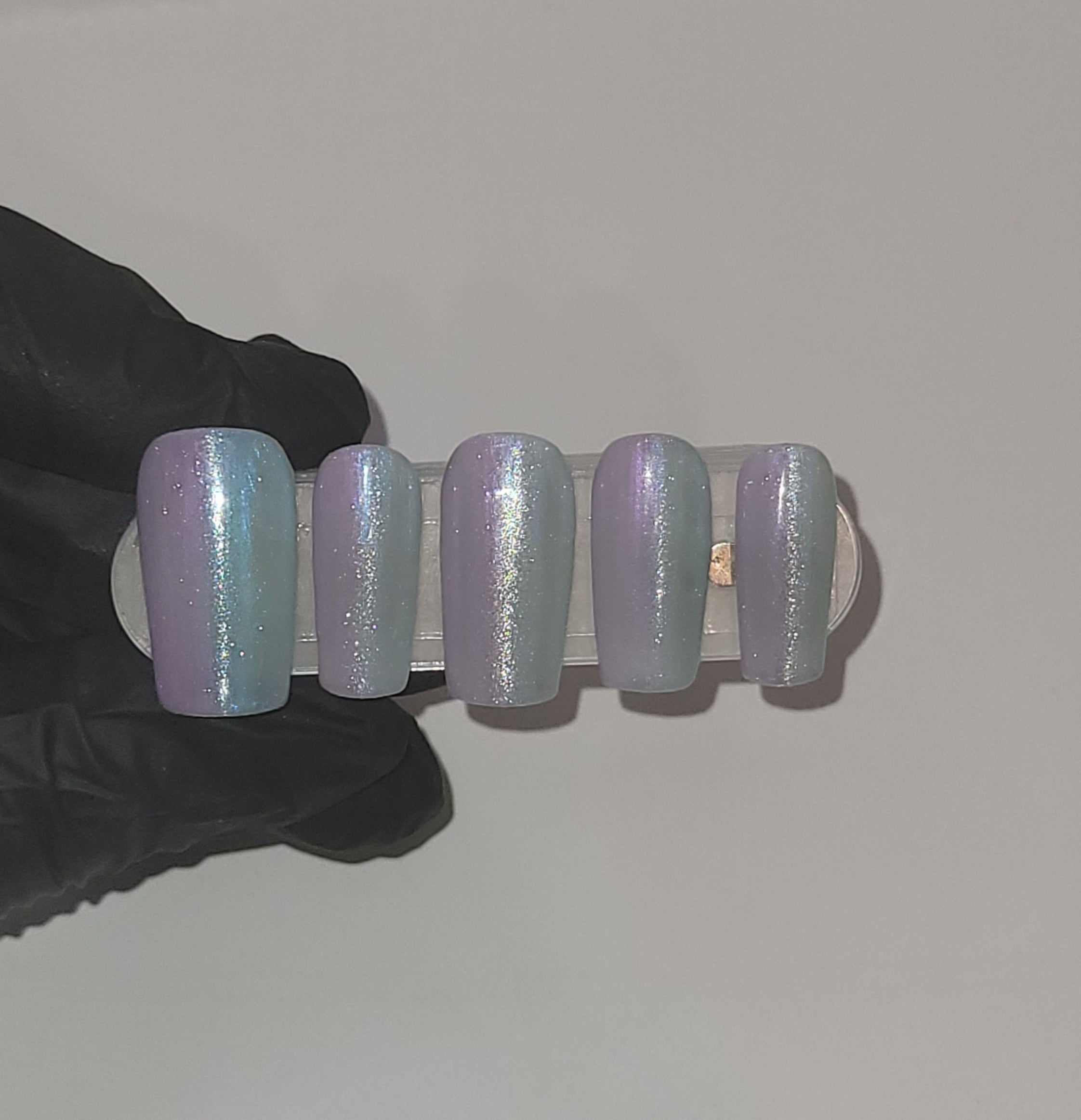 Two Tone Rays Press Ons