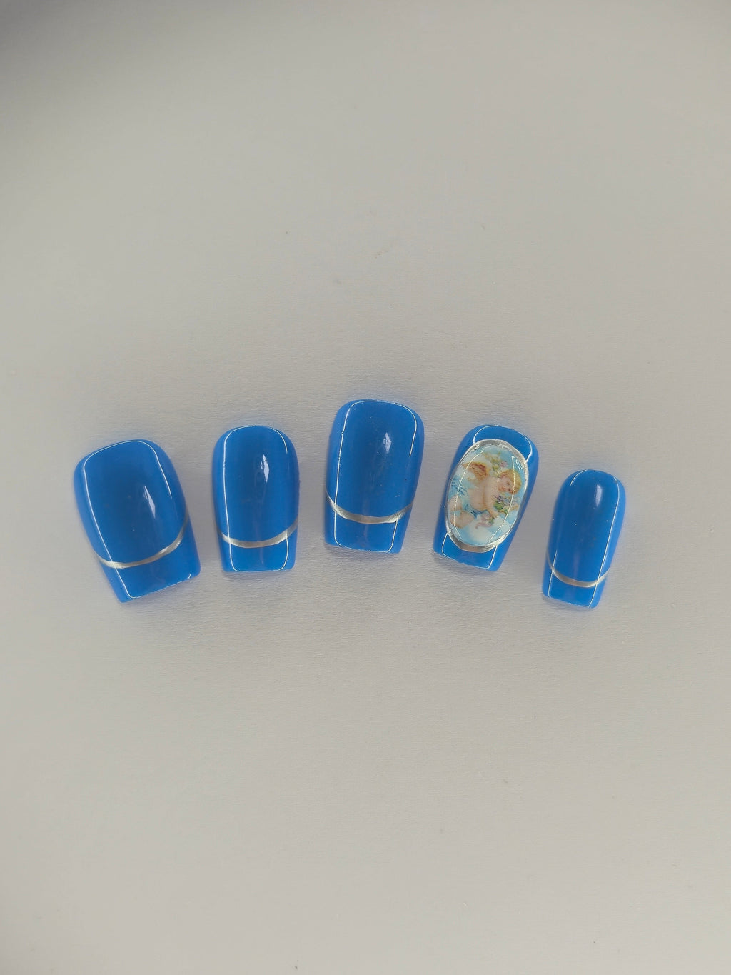 Blue Angel Press Ons