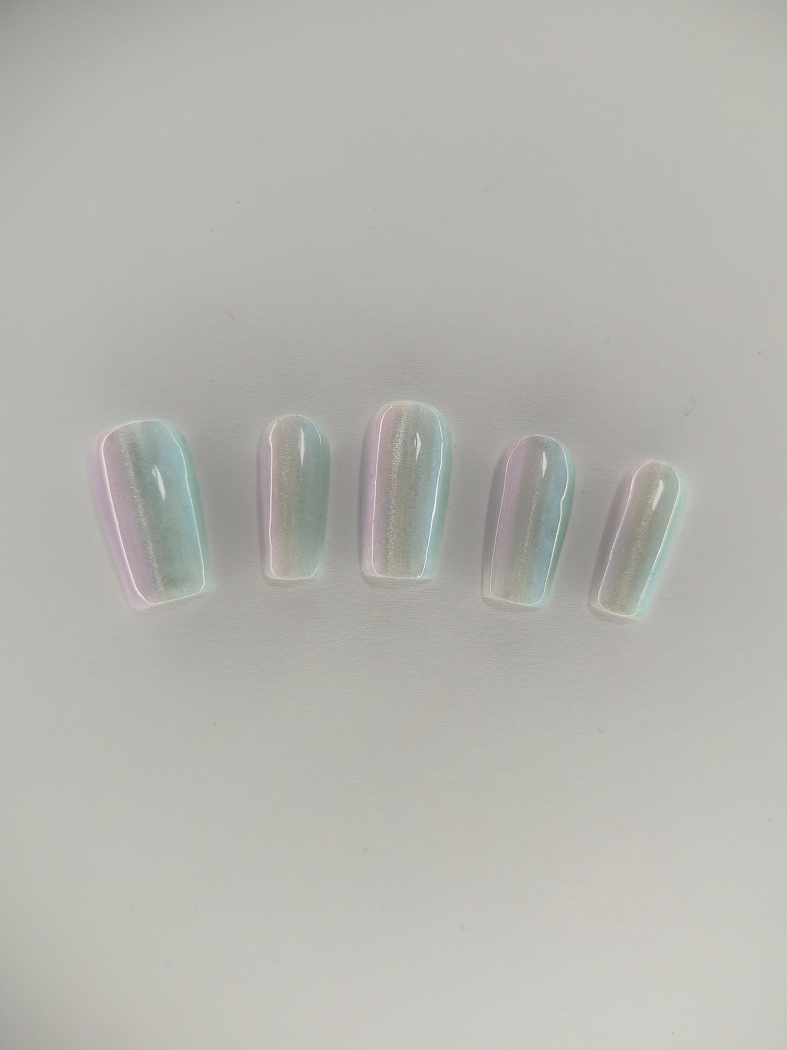 Two Tone Rays Press Ons