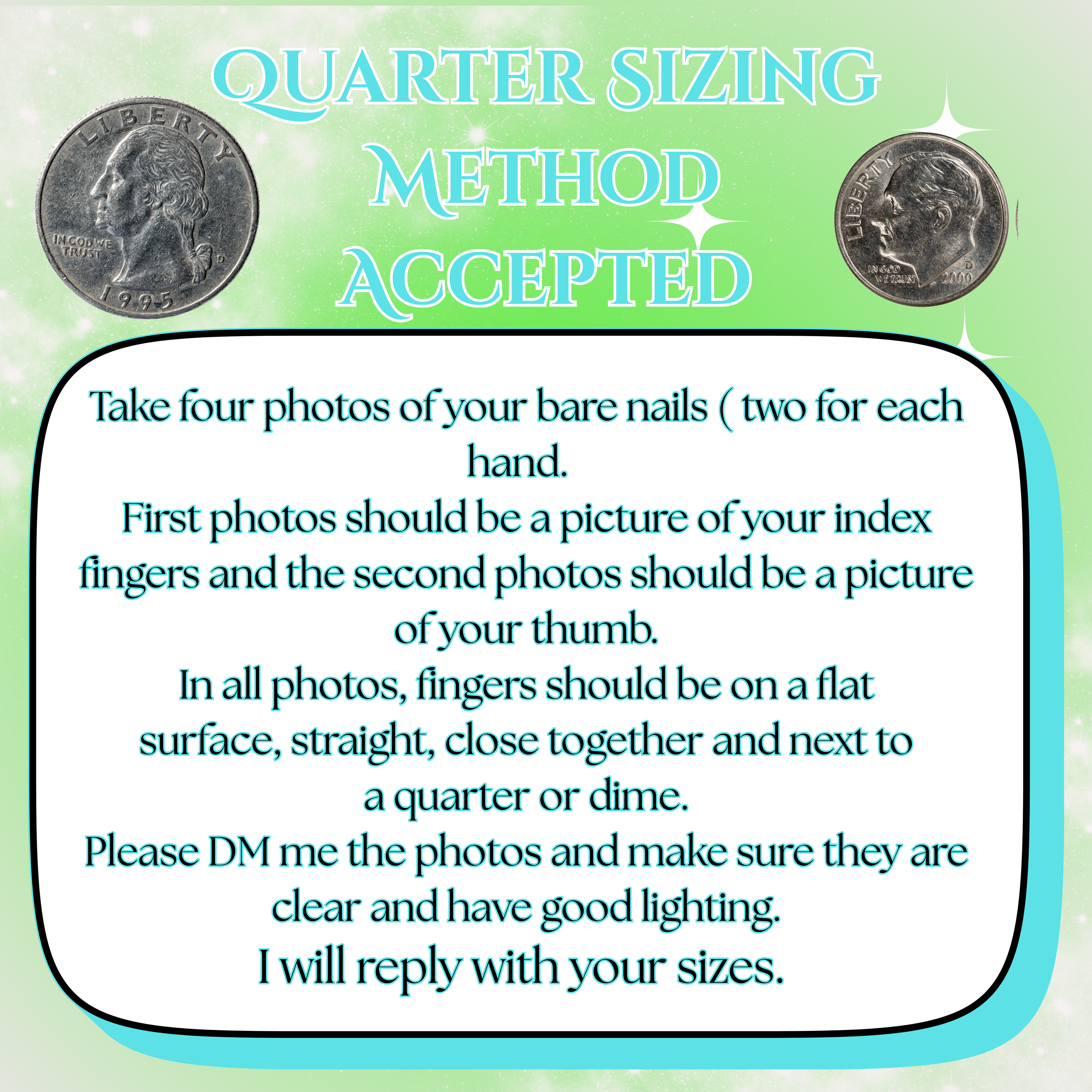 Press On Nail Sizing Kit