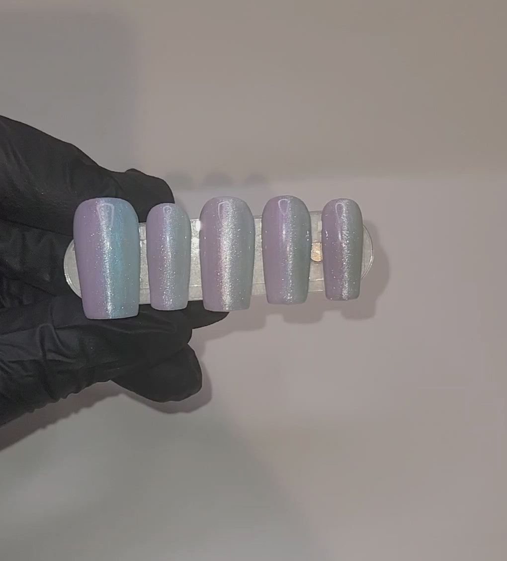 Two Tone Rays Press Ons